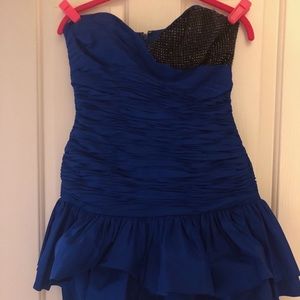 Royal Blue Robert Rodriguez formal dress